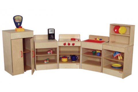 Wooden Play Kitchen on Wooden Play Kitchen Appliances  Dramatic Play Furniture